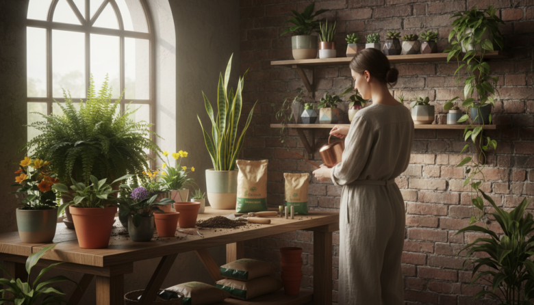 building a sustainable plant care routine