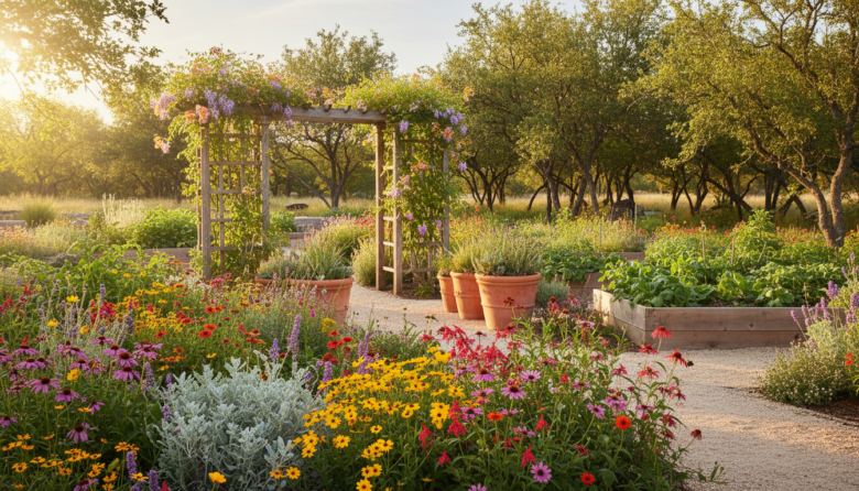 climate-adapted garden style planning