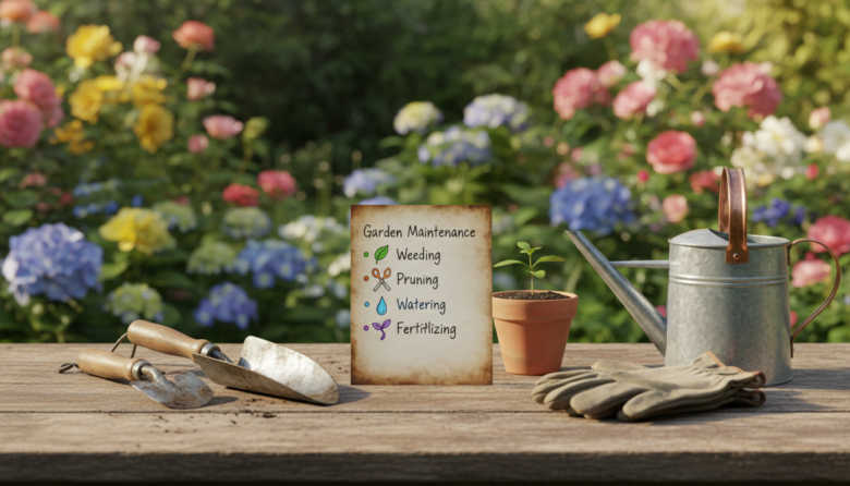 garden maintenance checklist for small yards