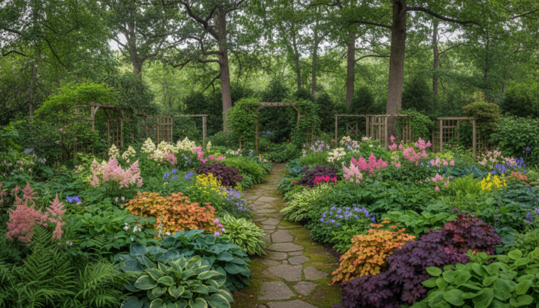 shaded garden style design solutions