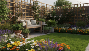 small backyard garden style for limited space